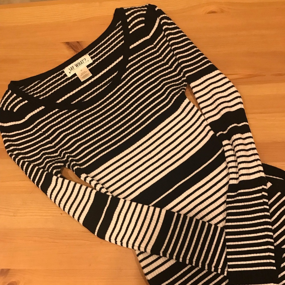 STRIPES-B&W DRESS🤩